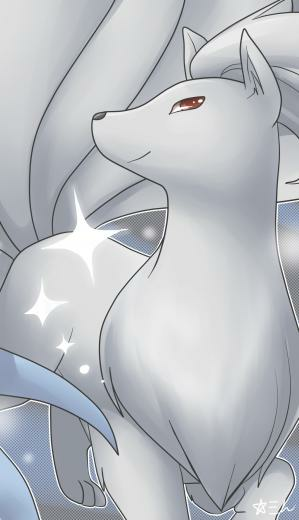 Displaying Image For Shiny Ninetails Pokemon Wallpaper