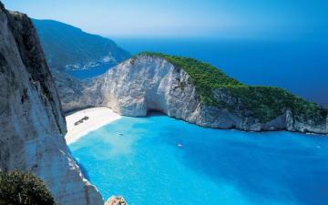 Shipwreck Beach Zakynthos Greece Wallpaper