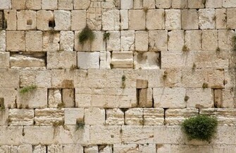 Wailing Wall Jerusalem Mural Wide By High