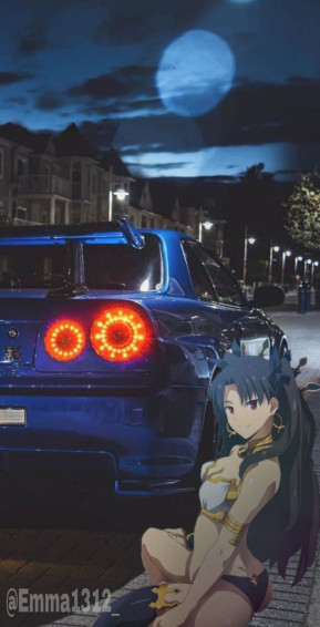 Waifu Car Anime Wallpaper Cool Cute