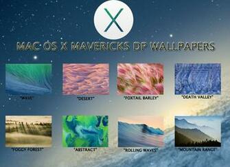 Mac Os X Mavericks Dp Wallpaper Pack By Thenathanns