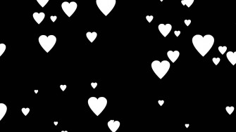 Black And White Hearts Background Wallpaper