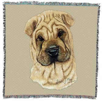 Pure Country Ls Sharpei Pet Blanket Canine On Beige
