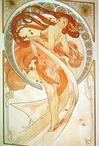 Alphonse Mucha Art Nouveau Wallpaper HD Desktop And Mobile