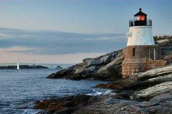 Attraction Castle Hill Lighthouse Newport Rhode Island Minitime