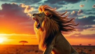 Lion Roar Wallpaper