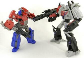 Wallpaper Megatron Vs Optimus Prime