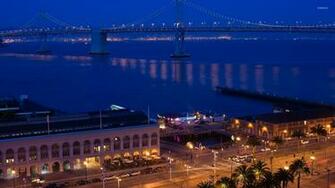 San Francisco At Dusk Wallpaper World
