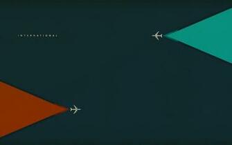 Minimalism Airplanes Creative Minimalistic Wallpaper