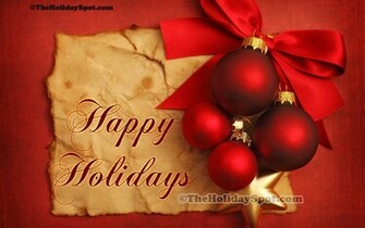 High Definition Christmas Wallpaper Wishing Happy Holidays On The