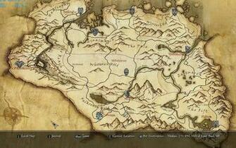 Tamriel Map Wallpaper Image