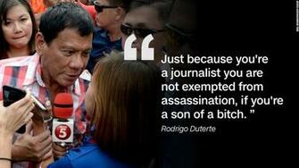 Philippines President Duterte Sparks Outrage With Misogynist