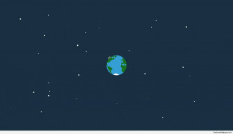 Minimalist Desktop Earth And Stars Ep6sjt32dfts8rti Wallpaper