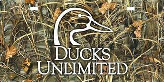 Ducks Unlimited License Plate