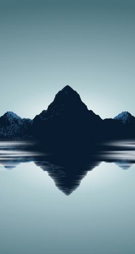Simplistic iPhone Wallpaper Top