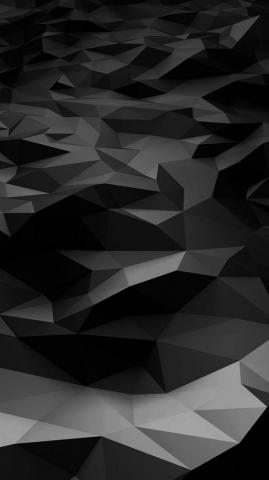 Low Poly Art Dark Bw Pattern iPhone Wallpaper