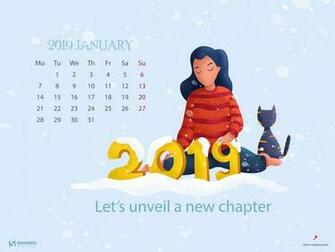 New Year Beginnings January Wallpaper Edition