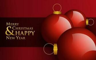 Merry Christmas And Happy New Year Wallpaper