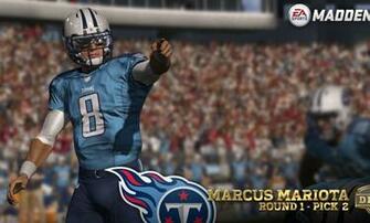 See Marcus Mariota With Tennessee Titans In Madden Photo