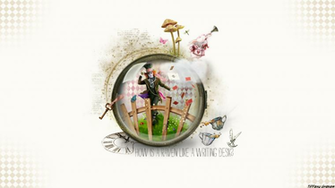 Alice In Wonderland Background Wallpaper