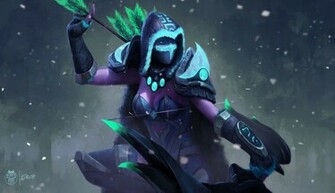 Traxex Drow Ranger Dota Hero HD Wallpaper A386