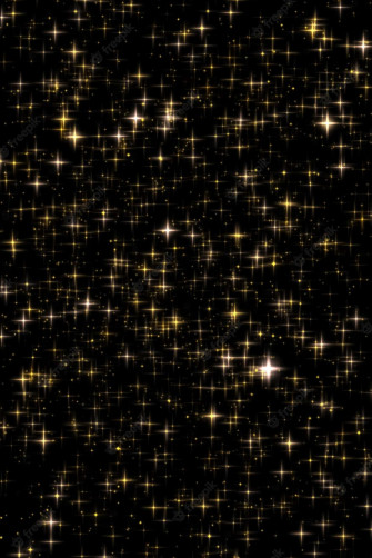 Gold Stars On A Black Wallpaper