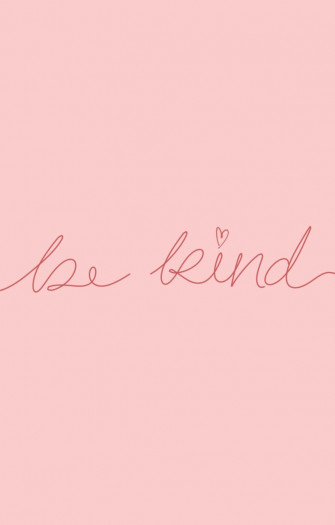 Be Kind iPhone Wallpaper
