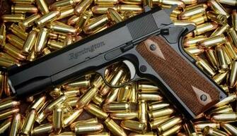 Wallpaper Remington Colt R1 A Gun Ammunition Lot
