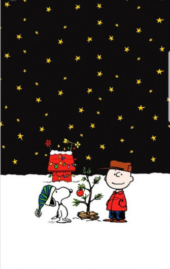 M On Christmas Phone Wallpaper