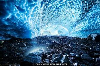 Blue Ice Cave Wallpaper Imgkid The Image Kid