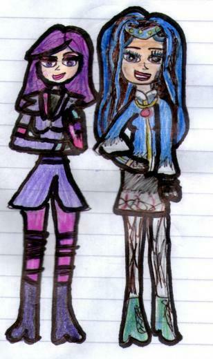 Mal And Evie By Disneyprincesas