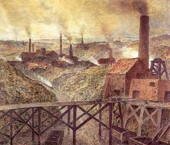 In The Black Country Belgian Art Wallpaper Image