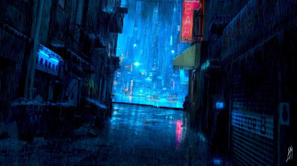 Anime Rain Wallpaper