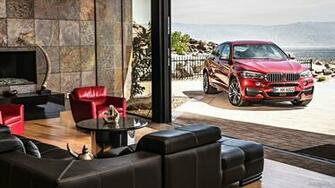 Bmw X6 M50d Flamenco Red Front HD Wallpaper