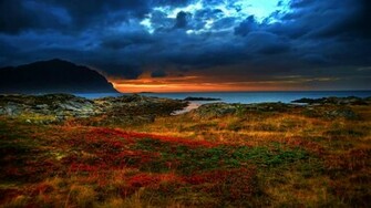 Seascape Twilight HD Wallpaper