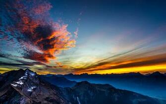 Wallpaper Surreal Sunset