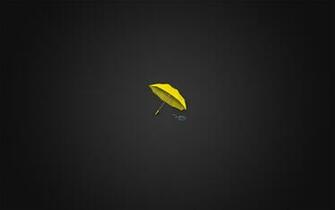 Minimalistic How I Met Your Mother Umbrellas Wallpaper