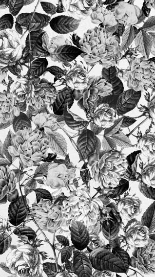 Vintage Wildflower Pattern Mobile Wallpaper