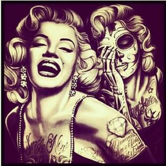 Marilynmonroe Tattedup Tattoo Badass Skeleton Gorgeous Taken