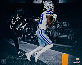 Ceedee Lamb Autographed America S Team Spotlight Photo