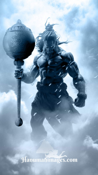 Lord Hanuman HD Phone Wallpaper Super Powerful 8k Image
