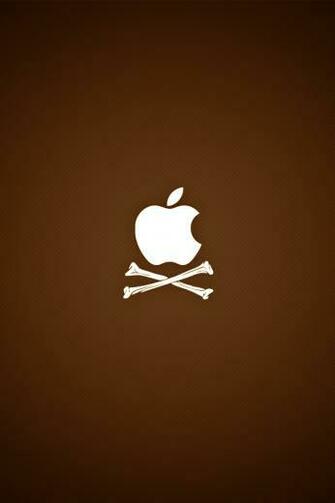 iPhone I Pirate Apple Logo Wallpaper