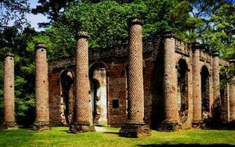 Revolutionary War Era Church South Of Charleston Carolina