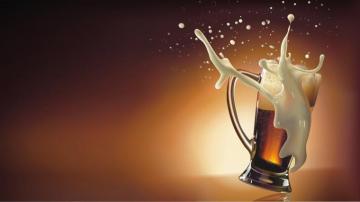 Clear Glass Beer Mug Alcohol Drinking Digital Art