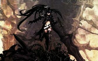 Black Gold Saw Rock Shooter Wallpaper