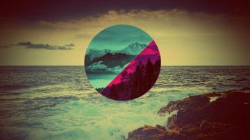 Circle Hipster Photography Wallpaper Top