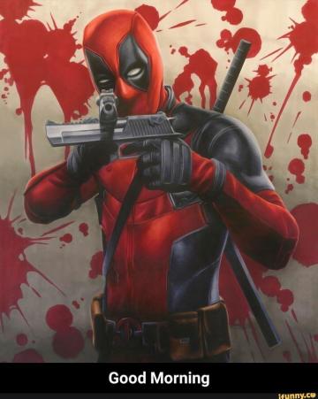 Good Morning Deadpool Wallpaper HD