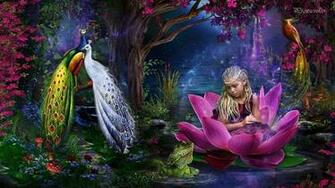 Magic Garden Wallpaper Dark Gray HD Desktop Background