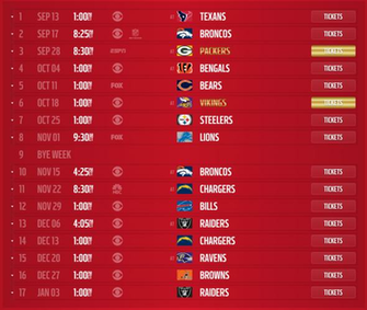Does The Kansas City Chiefs Schedule Look Like For Season