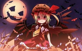 Halloween Touhou Vampires Flandre Scarlet Wallpaper